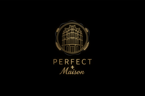 Perfect maison avec fond noir